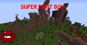 下载 Super Meat Boy in Minecraft 对于 Minecraft 1.9.4