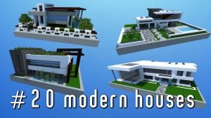 下载 20 Modern Houses Pack 对于 Minecraft 1.7.10