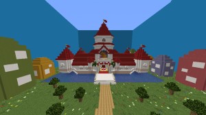 下载 Super Mario Peach's Castle 对于 Minecraft 1.14.3