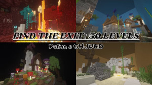 下载 Find The Exit: 50 LEVELS 1.1 对于 Minecraft 1.16.1