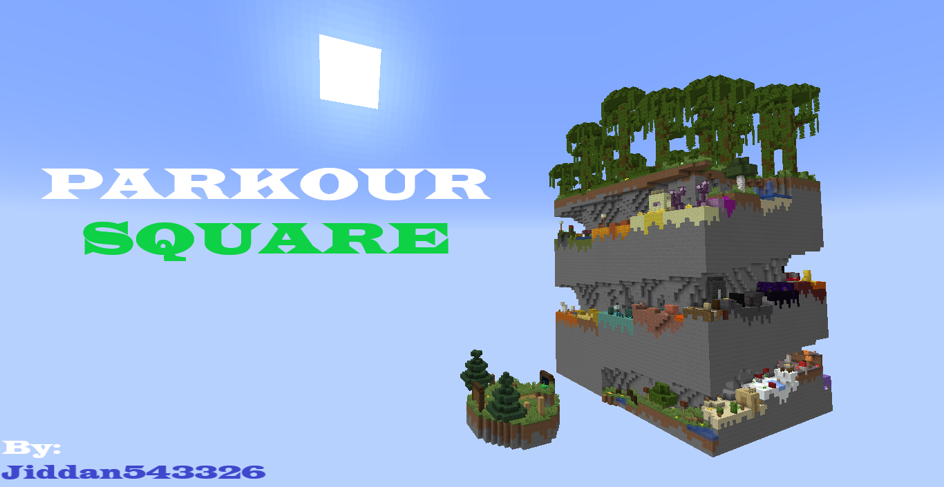 下载 Parkour Square 1.0 对于 Minecraft 1.19.2