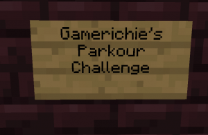 下载 Gamerichie's Parkour Challenge 对于 Minecraft 1.10.2