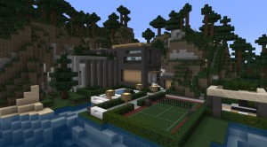下载 Modern Taiga House 对于 Minecraft 1.8