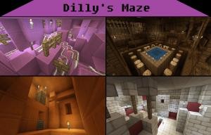 下载 Dilly's Maze: An Adventurous Labyrinth 对于 Minecraft 1.8.8
