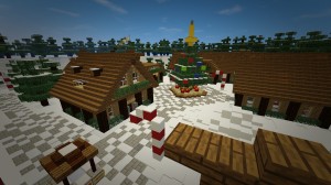 下载 Santa's Christmas Village 对于 Minecraft 1.12.2