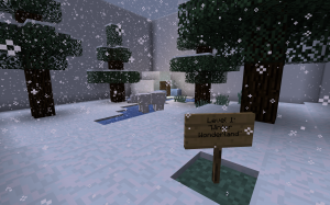下载 A Winter Find the Button 对于 Minecraft 1.13.2