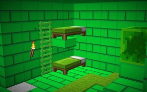 下载 Green Prison Escape 对于 Minecraft 1.12.2
