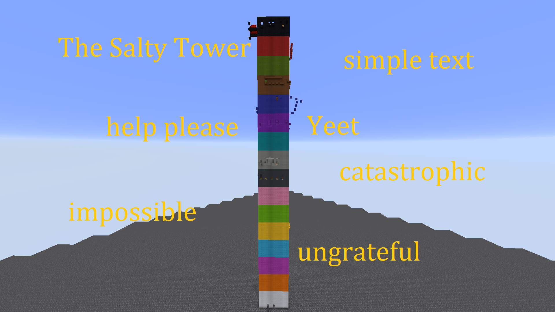 下载 The Salty Tower! 对于 Minecraft 1.14.3