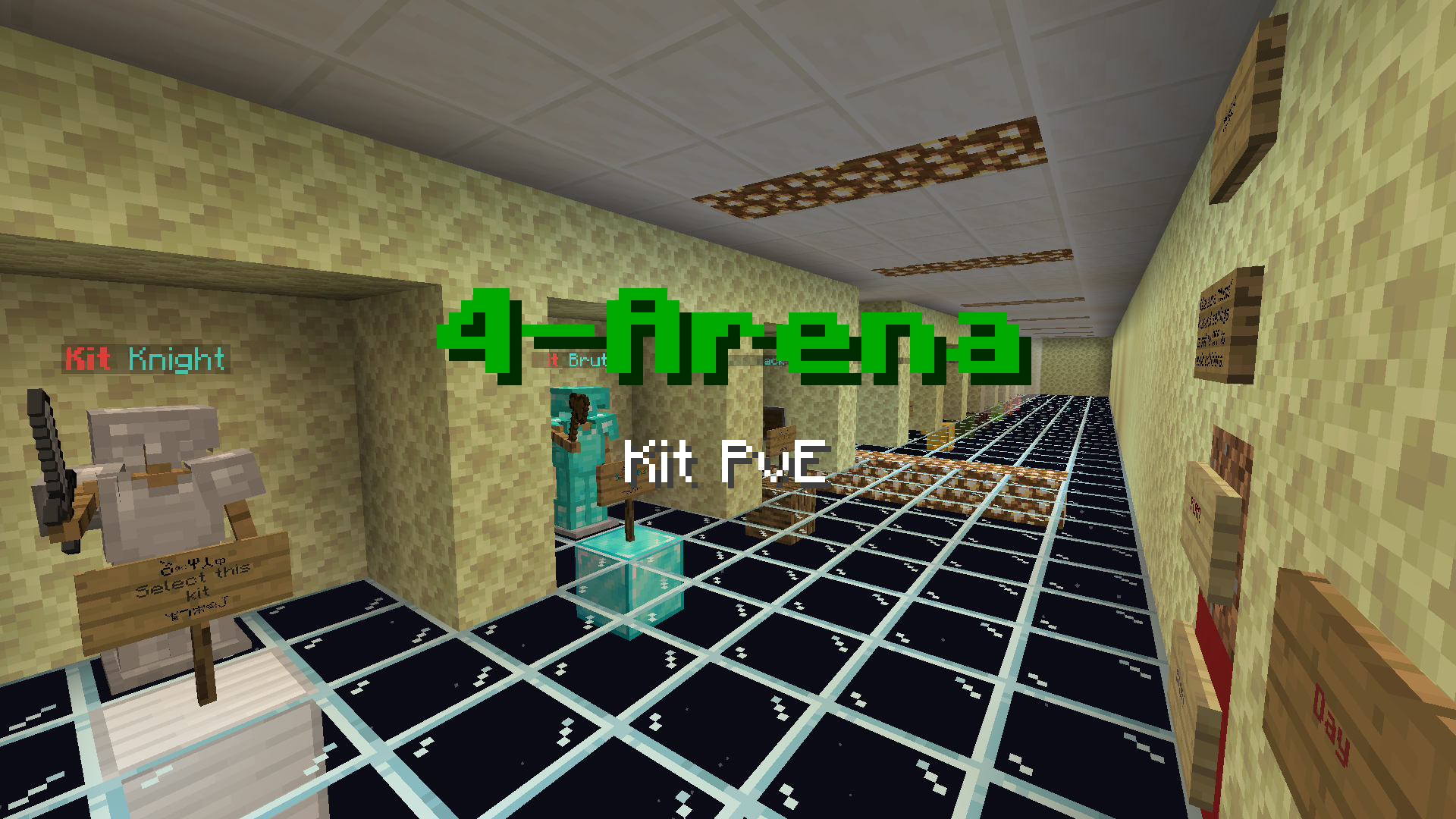 下载 4-Arena Kit PvE 对于 Minecraft 1.14.3