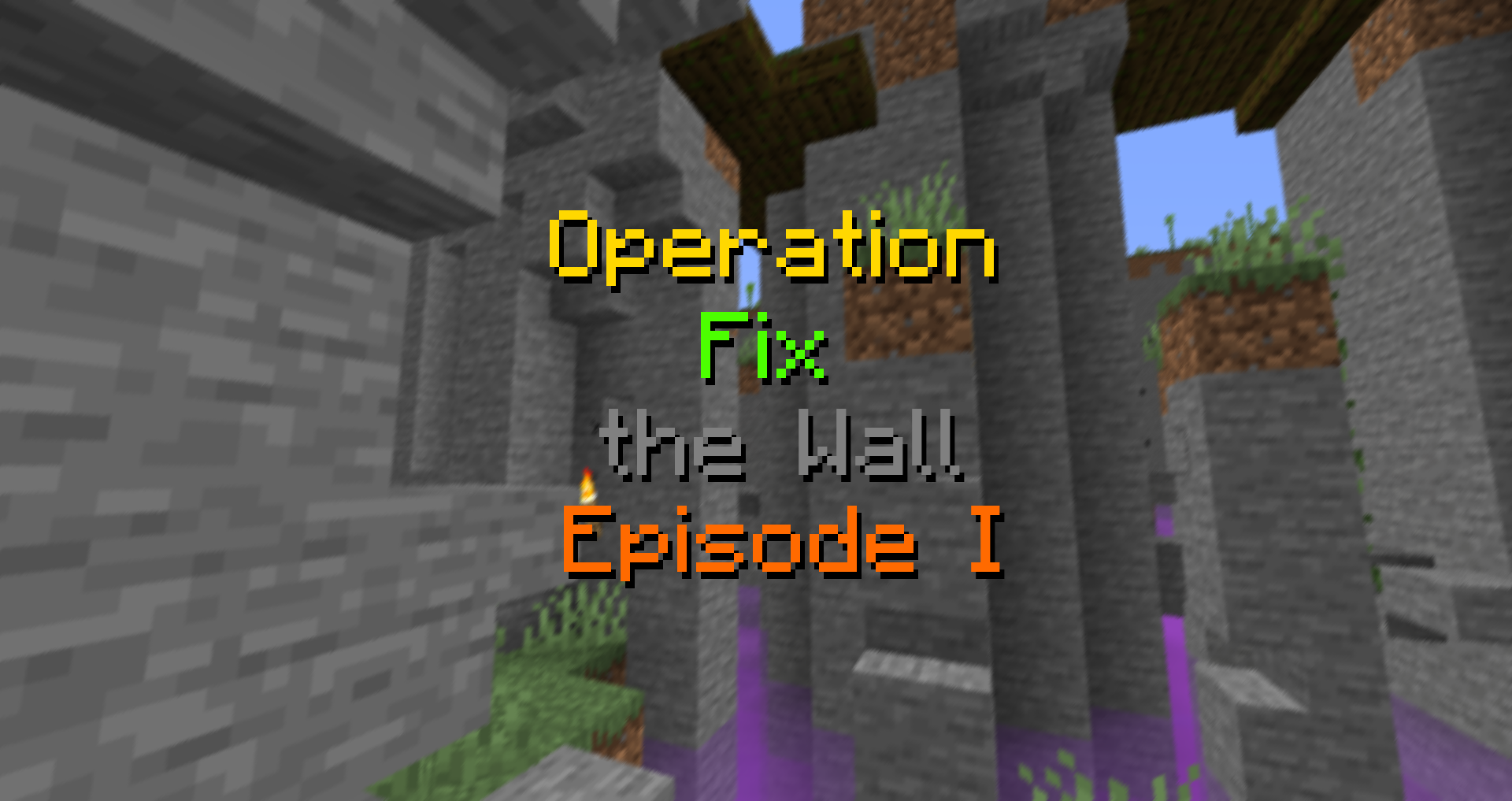 下载 Operation Fix the Wall - Episode I RPG 对于 Minecraft 1.15.2