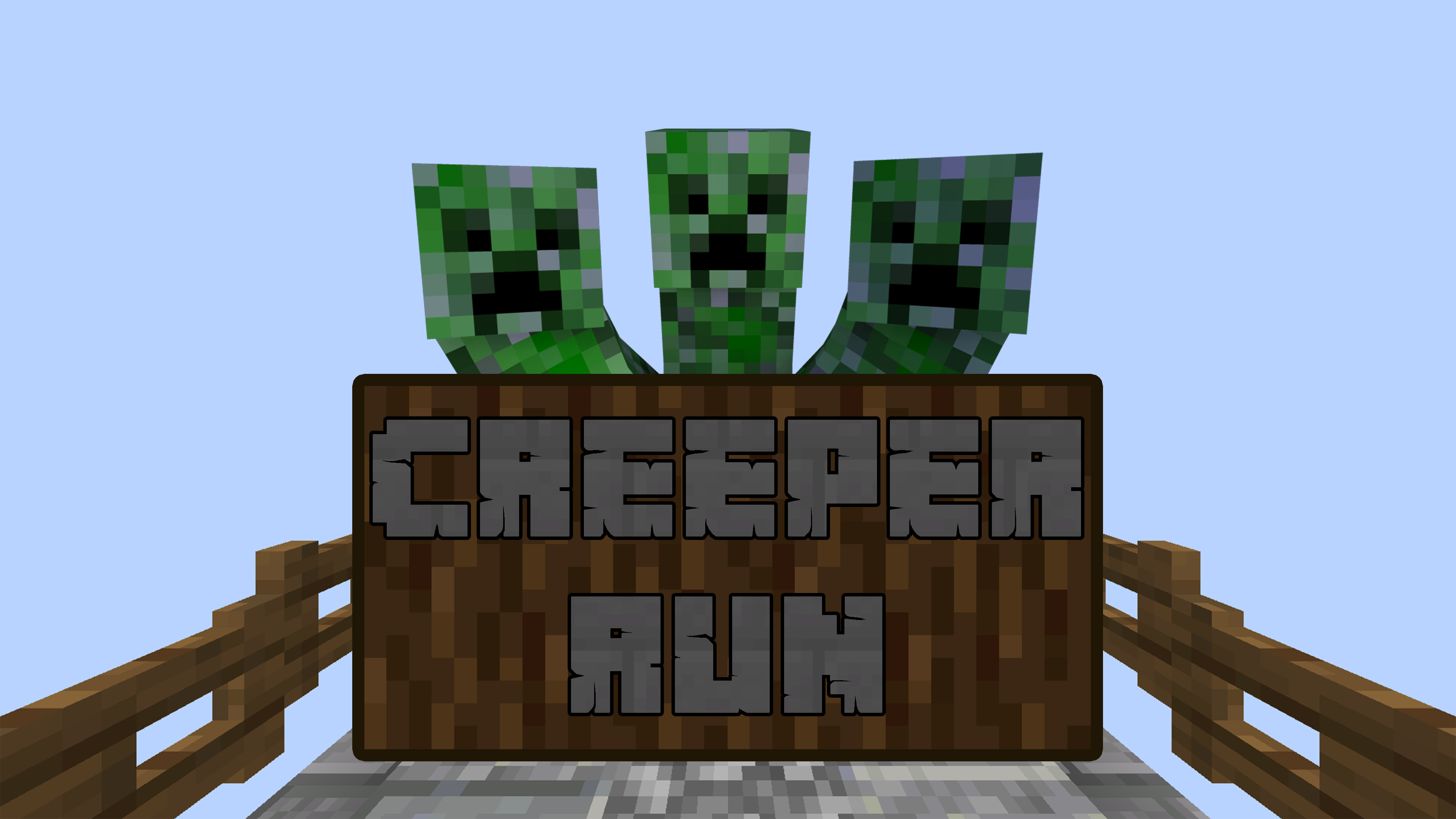 下载 Creeper Run 对于 Minecraft 1.15.2