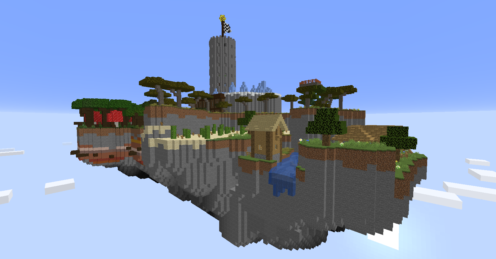 下载 Parkour on Sky Island 对于 Minecraft 1.15.2
