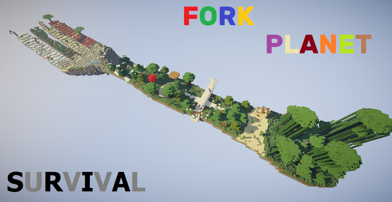 下载 Fork Planet Survival 对于 Minecraft 1.16.2