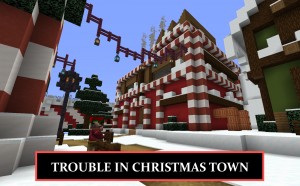 下载 Trouble in Christmas Town 对于 Minecraft 1.16.4