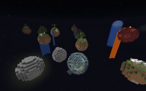 下载 Floating Planets Survival 对于 Minecraft 1.16.4