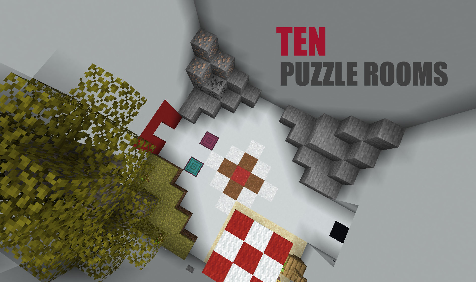 下载 Ten Puzzle Rooms 对于 Minecraft 1.16.4