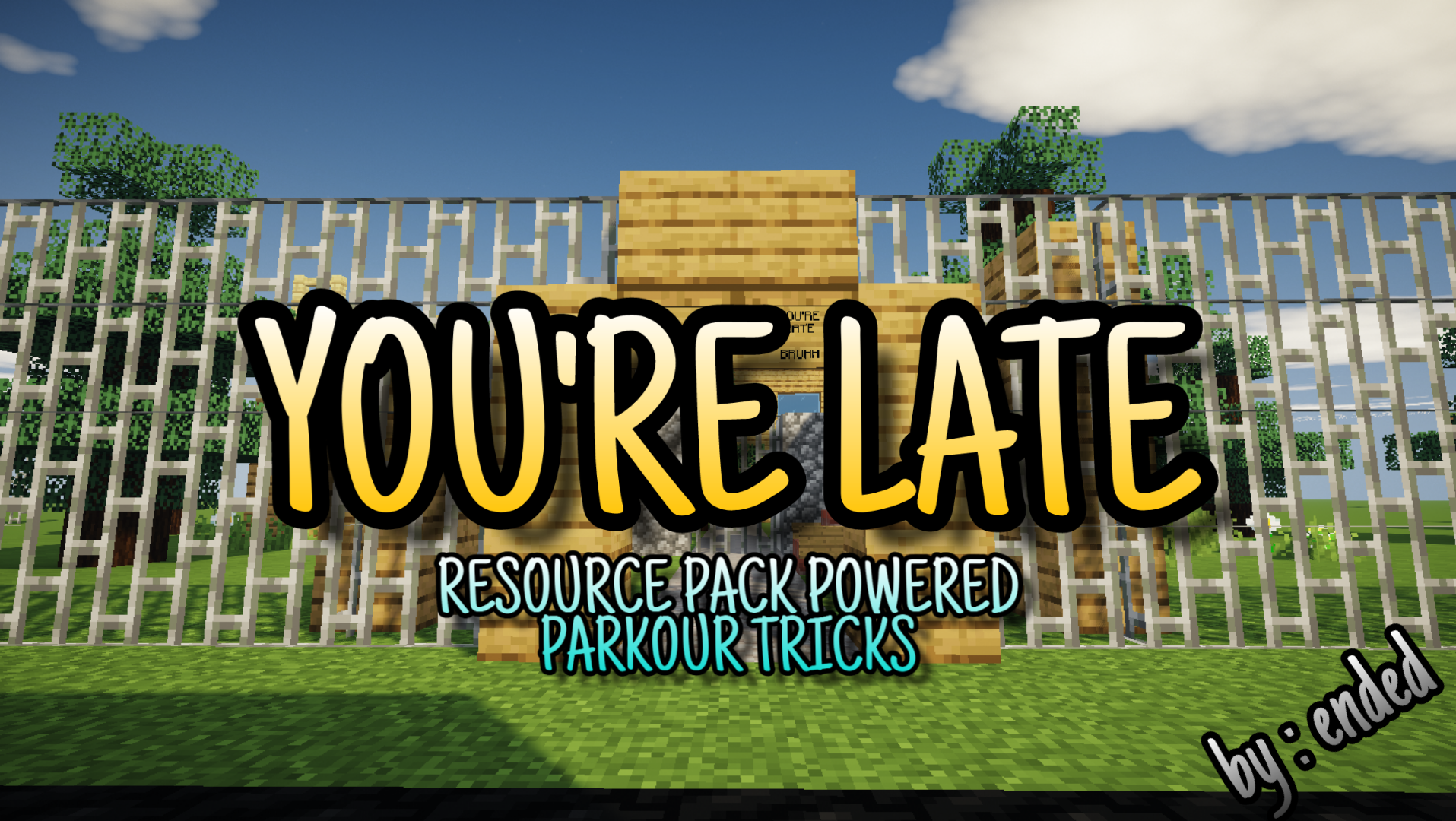 下载 YOU'RE LATE (For School) 对于 Minecraft 1.16.5
