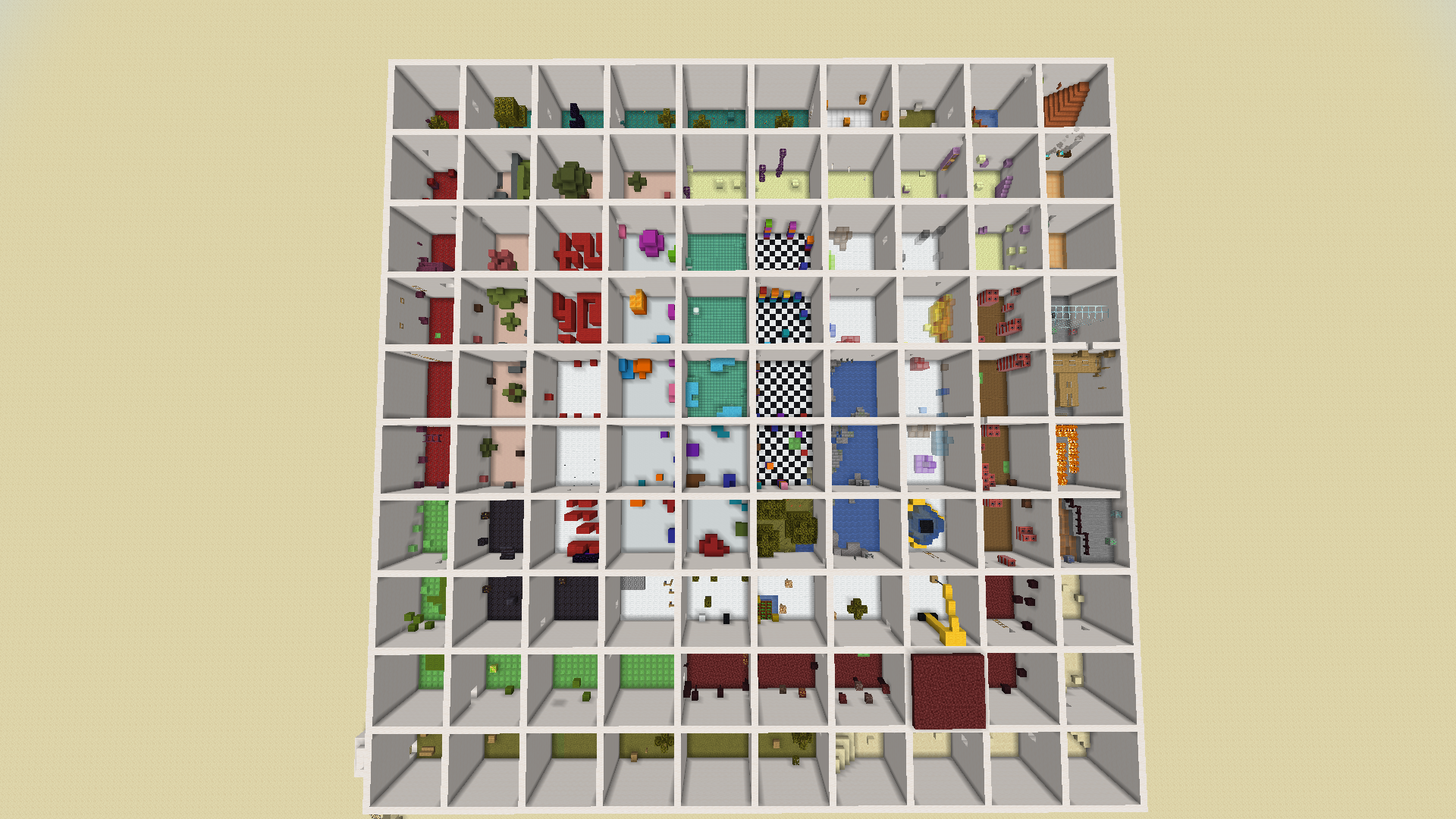 下载 100 Rooms Parkour 对于 Minecraft 1.17