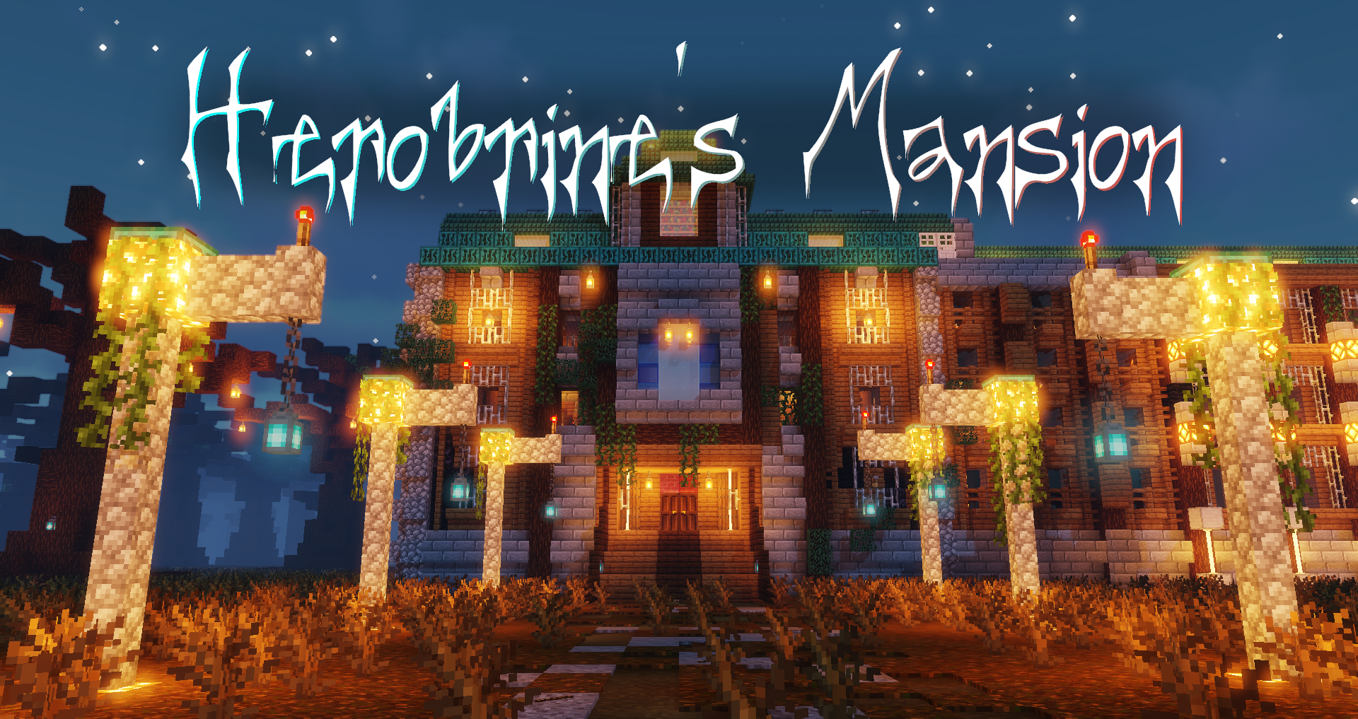 下载 Herobrine's Mansion 对于 Minecraft 1.17.1
