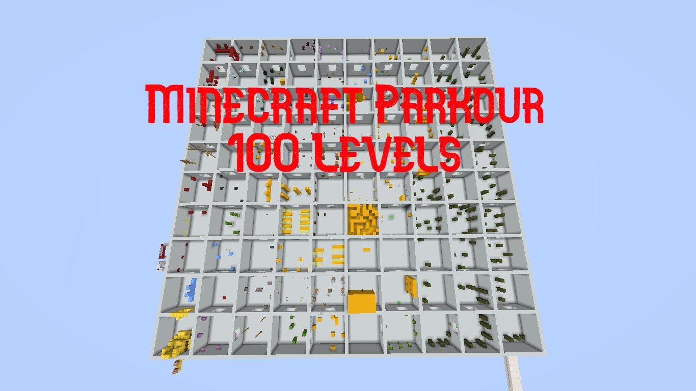 下载 MINECRAFT PARKOUR: 100 LEVELS! 对于 Minecraft 1.17.1