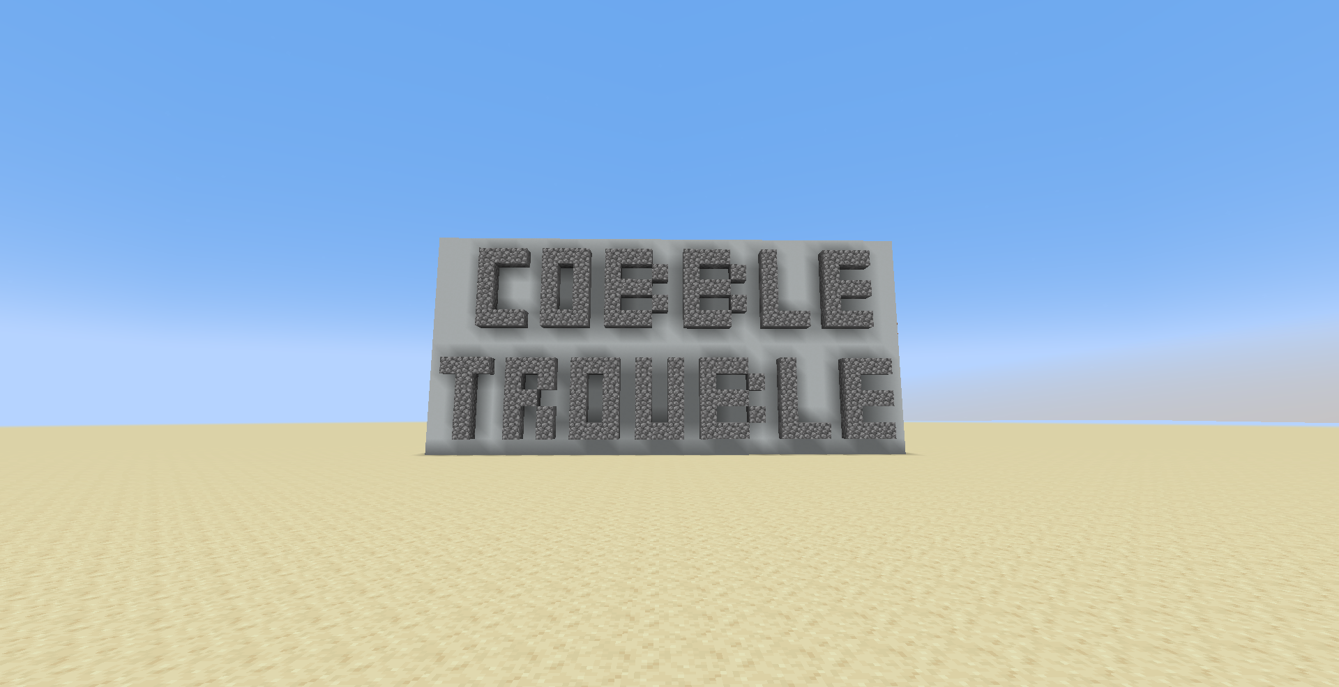 下载 Cobble Trouble 对于 Minecraft 1.17.1