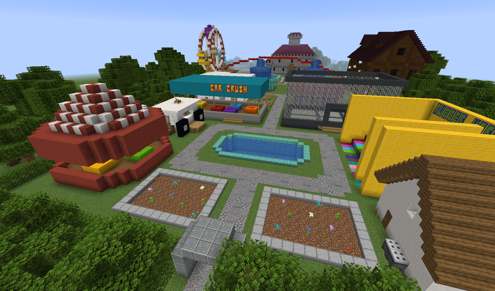 下载 The Darkskulls: 1 - Dark Side of the Theme Park 对于 Minecraft 1.16.5