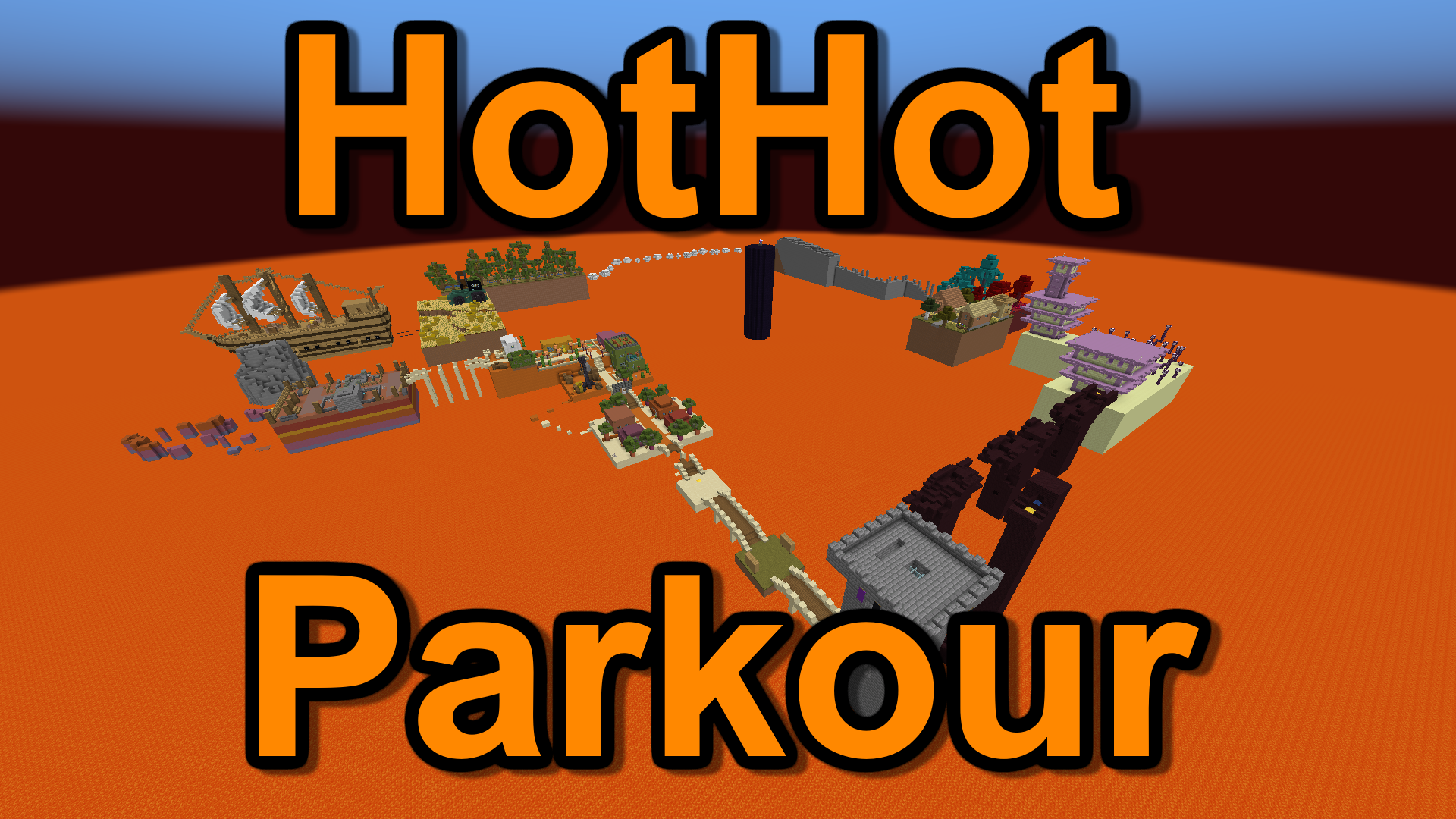 下载 HotHot Parkour 1.0 对于 Minecraft 1.19.2