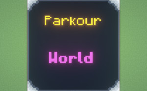 下载 Parkour World 1.0 对于 Minecraft 1.18.1