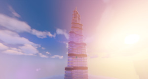 下载 Huge Burj Khalifa 1.0 对于 Minecraft 1.18.2