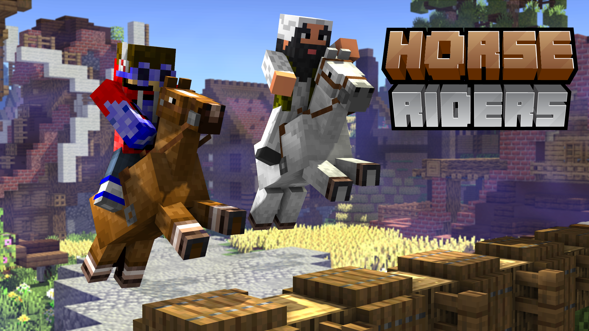 下载 Horse Riders 1.0 对于 Minecraft 1.18.2