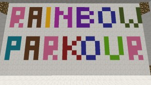 下载 Easiest Rainbow Parkour 对于 Minecraft 1.12.2