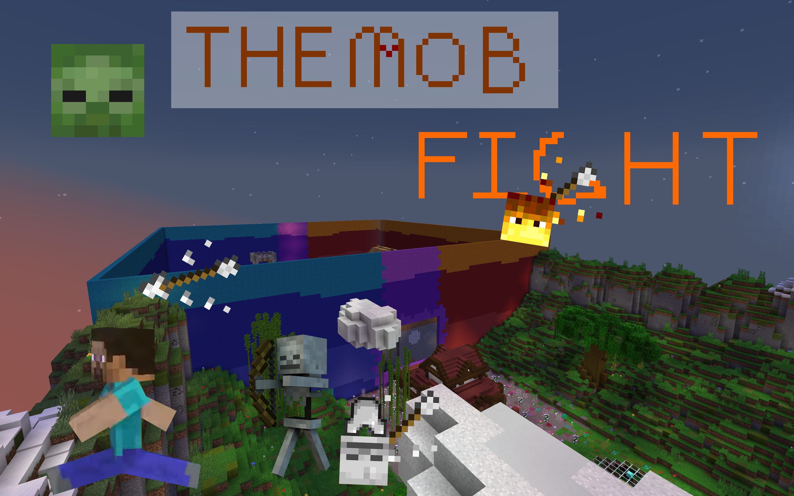 下载 The Mob Fight 0.1 对于 Minecraft 1.20.4