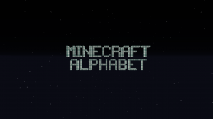 下载 Minecraft Alphabet 对于 Minecraft 1.12