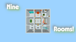 下载 Nine Rooms 对于 Minecraft 1.21.4