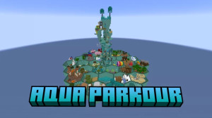 下载 Aqua Parkour 对于 Minecraft 1.21.3