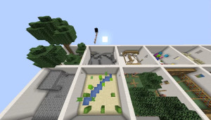 下载 Parkour Through Squares 对于 Minecraft 1.21.5