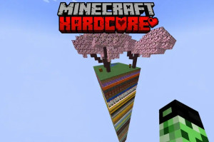 下载 Hardcore: 1 Chunk – 100 Floors – Custom Economy 对于 Minecraft 1.20