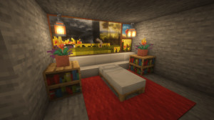 下载 UnderGround Survival Base 对于 Minecraft 1.21.4